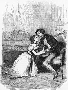黒羊のイラスト、Honore de Balzac (1799-1850) の小説、Pierre Gustave Eugene Staal (1817-1882) の彫刻「Human Comedy」というタイトルの多巻コレクションから 作： Pierre Gustave Eugene (1817 82) Staal