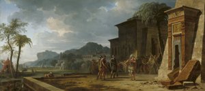 サイラス大王の墓でのアレクサンドル、1796年
