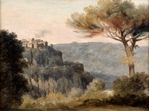 18世紀後半〜19世紀のネミの村 作： Pierre Henri de Valenciennes