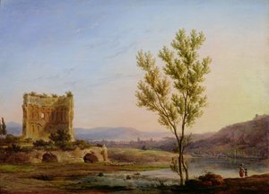ローマ郊外の眺め 作： Pierre Henri de Valenciennes
