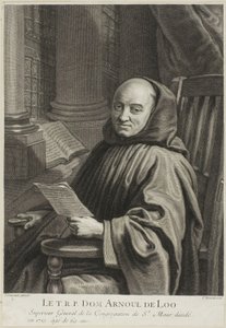 アルヌール・ド・ルー神父の肖像 作： Pierre Imbert Drevet