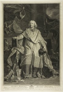 モー司教、ジャック・ベニーニュ・ボシュエの肖像 作： Pierre Imbert Drevet