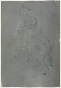 座っている女性 作： Pierre Jacques Volaire