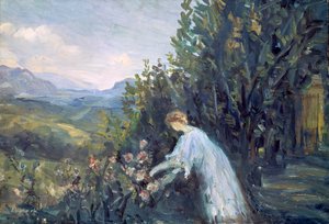庭の婦人、1909〜1911年。 作： Pierre Laprade