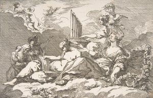 自然の調和、1762年。 作： Pierre Lelu