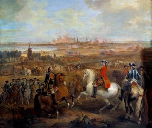 フランダースのキャンペーン（1745年〜1747年）。「6月4日、メニンの攻略 作： Pierre Lenfant