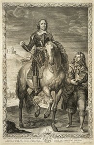 オリバー・クロムウェルの騎馬像 作： Pierre Lombard or Lombart