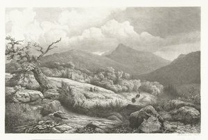 バーデンバーデンの墓地 作： Pierre Louis Dubourcq