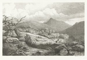 バーデンバーデンの墓地 作： Pierre Louis Dubourcq