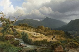 バーデンバーデンの墓地 作： Pierre Louis Dubourcq