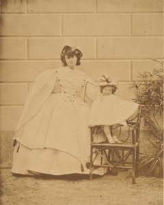 母と花婿、1860年代。 作： Pierre Louis Pierson