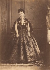 モアレドレス、1860年代。 作： Pierre Louis Pierson