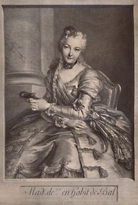 ポンパドゥール夫人、フランス国王ルイ 15 世の愛人、18 世紀、1894 年 作： Pierre Louis de Surugue