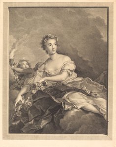 夜が明けてオーロラが現れる 作： Pierre Maleuvre after Jean Marc Nattier