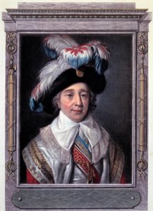フランス革命。フランスの政治家、ポール・ド・バラス（1755-1829）の肖像。アリクス・ピエール・ミシェル（1762 - 1817）による版画。