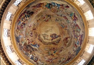ピエール・ミニャール（1612-1695）が描いたヴァル・ド・グレース教会のキューポラ 作： Pierre Mignard
