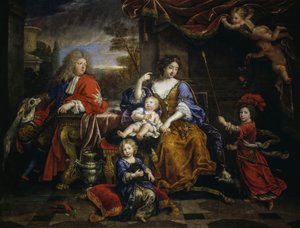 フランス大公一家 作： Pierre Mignard