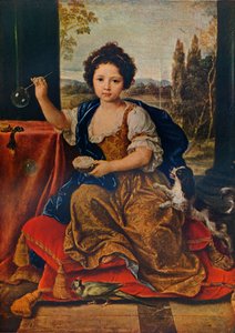ルイーズマリーアンドブルボン、1674〜1681年、ルイ14世の非合法な娘、c1680、1911 作： Pierre Mignard