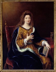 ルイ14世の愛人であったマントノン侯爵夫人フランソワーズ・ドービーニュ（1635年～1719年）の肖像。ピエール・ミニャール（1612-1695）の絵画 作： Pierre Mignard