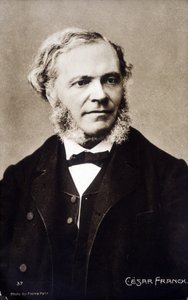 ベルギー出身のフランス人作曲家・オルガン奏者、セザール・フランク（1822-1890）の肖像。 作： Pierre Petit