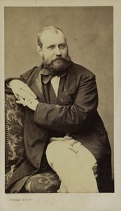 作曲家シャルル・グノーの肖像、1818～1893年頃。 1870年。 作： Pierre Petit