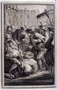 ベルフェゴール - ジャン・ラ・フォンテーヌの「Tales et nouvelles en vers」にて。1776.挿絵はP.P.Choffard。 作： Pierre Philippe Choffard