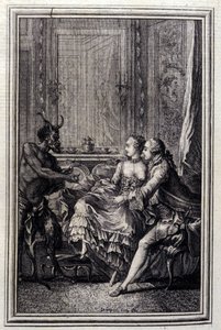 La Thing impossible - Jean La Fontaineの「Tales et nouvelles en vers」にて。1776.挿絵はP.P.Choffard。 作： Pierre Philippe Choffard