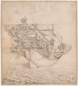 船尾から見たロイヤル・フレンチ・ギャレー 作： Pierre Puget