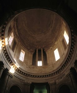 バロック建築。建築家ピエール・ピュジェ（1622年～1694年）によるマルセイユ修道院の旧シャリテ礼拝堂（1679年～1707年）。内観。マルセイユ、ブーシュ・デュ・ローヌ（Bouches-du-Rhone）（13）。 作： Pierre Puget