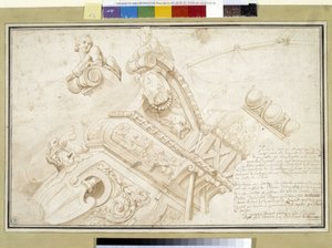 船アルゴス（デッサン） 作： Pierre Puget