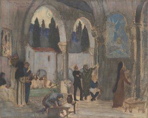 キリスト教のインスピレーション、19 世紀。 作： Pierre Puvis de Chavannes