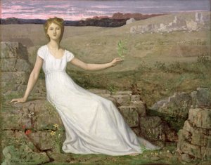 ホープ、1872年（8331を参照） 作： Pierre Puvis de Chavannes