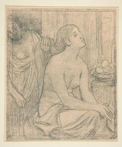トイレ 作： Pierre Puvis de Chavannes