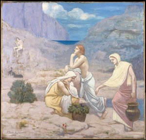 羊飼いの歌 作： Pierre Puvis de Chavannes