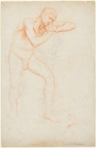 男性のヌード、1891年。 作： Pierre Puvis de Chavannes