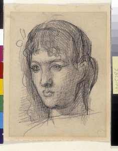 サロメの頭 作： Pierre Puvis de Chavannes