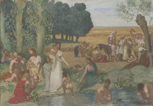 1873年以前の夏 作： Pierre Puvis de Chavannes