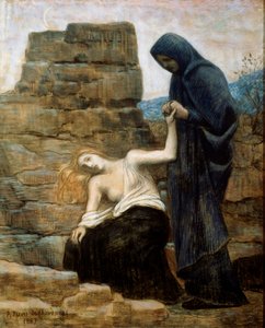 思いやり、1887 作： Pierre Puvis de Chavannes