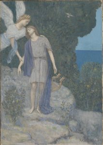 詩人 作： Pierre Puvis de Chavannes
