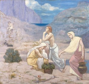 羊飼いの歌、1891 作： Pierre Puvis de Chavannes