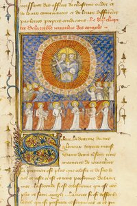 ジャンコルベションのフランス語訳、1390年頃のバルトロメウスアングリクスによる「De Proprietatibus Rerum」のページの詳細 作： Pierre Remiet