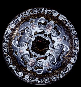 ピエール・レイモン（1537年～1584年以降に活躍）の作品とされるエナマイユ平面反転図 1569年パリ、ルーヴル美術館 作： Pierre Reymond