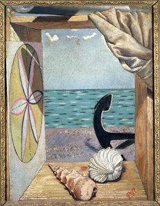 貝のある静物、1930年頃 作： Pierre Roy
