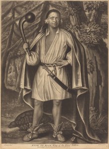 エトウ・オー・コアム、川の国の王 作： Pierre Simon II after John Verelst