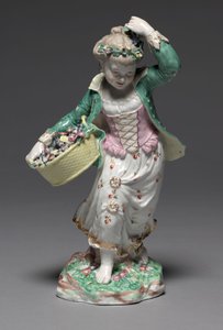 秋、ブリストル磁器工場で製造、1775年頃 作： Pierre Stephan