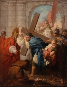 十字架を運ぶヘラクリウス、1728年頃 作： Pierre Subleyras