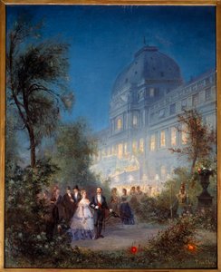 6月10日、チュイルリーの夜会 作： Pierre Tetar van Elven