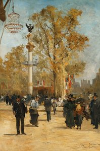 L "ビクトリア大通り、1876 作： Pierre Vauthier