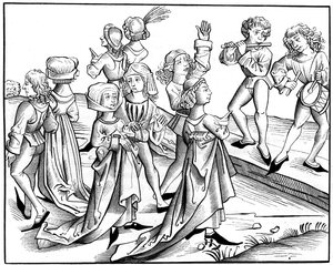 クリスマスイブダンス、1493 1849。 作： Pierre Wolgmuth