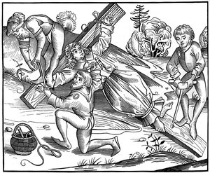 1493年1849年、ユダヤ人によって十字架につけられたポントワーズの幼児リチャード。